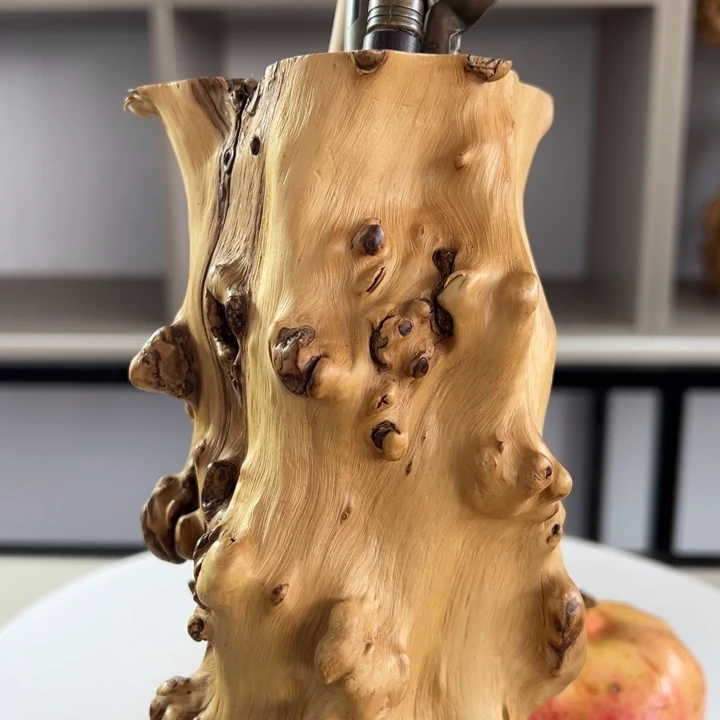 木石榴木榴疤茶桶笔筒