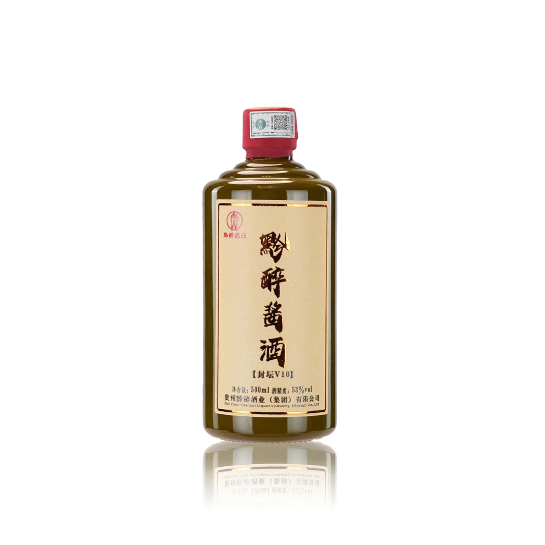 黔醉酒庄黔醉酱酒封坛V10酱香型白酒53度纯粮酿造500ml53%Vol500