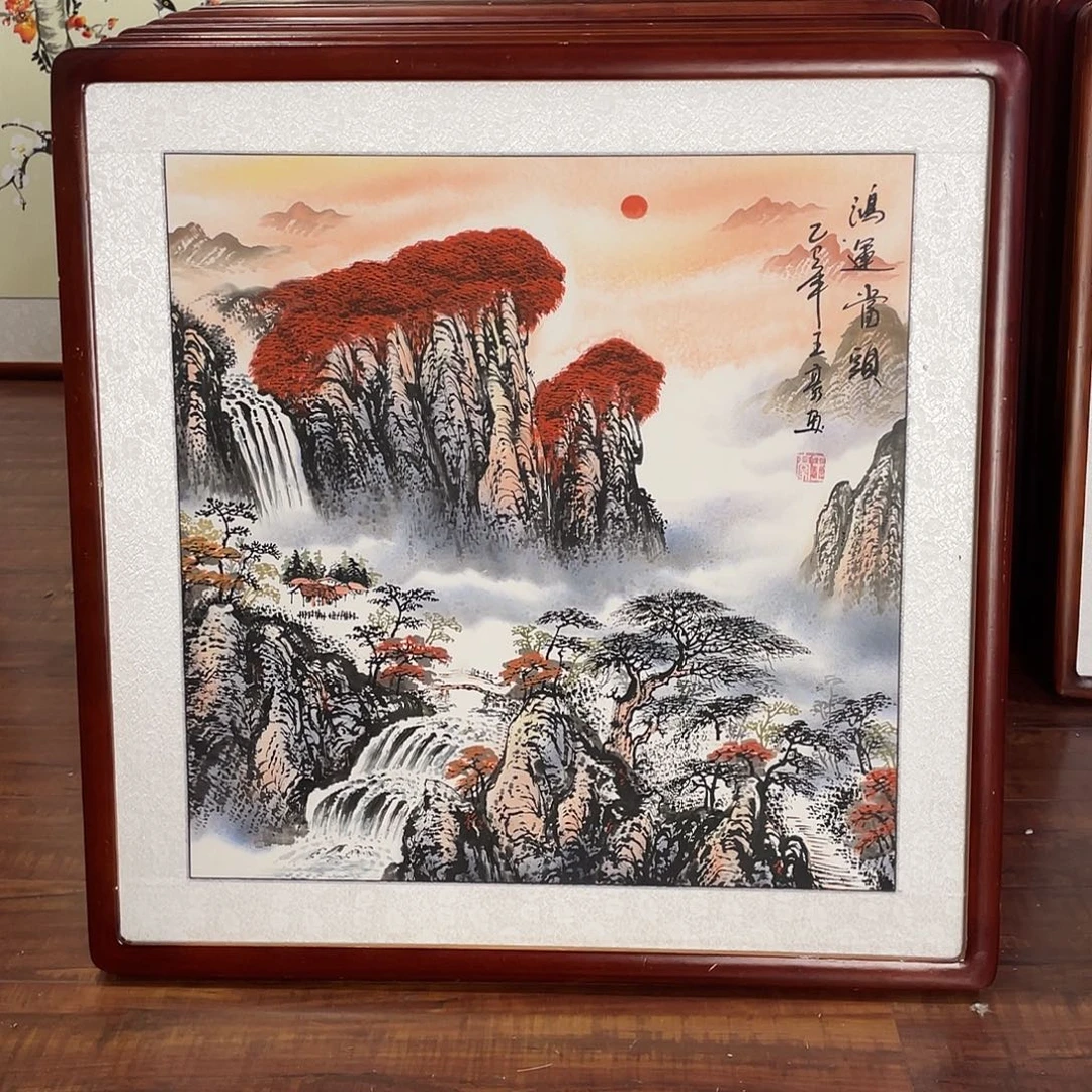 国画带框尺寸63*63厘米