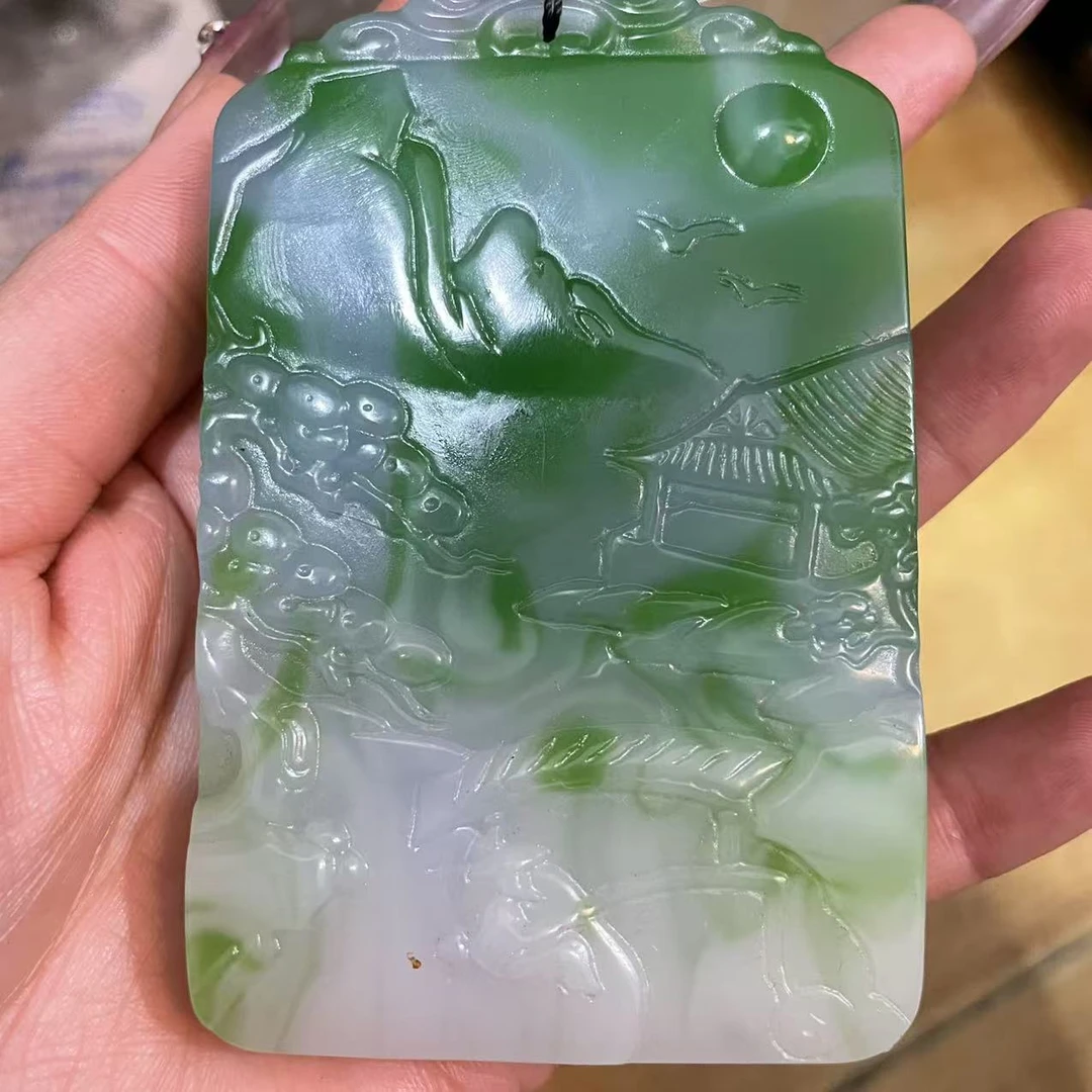 389----半壁江山山水牌 家居摆件