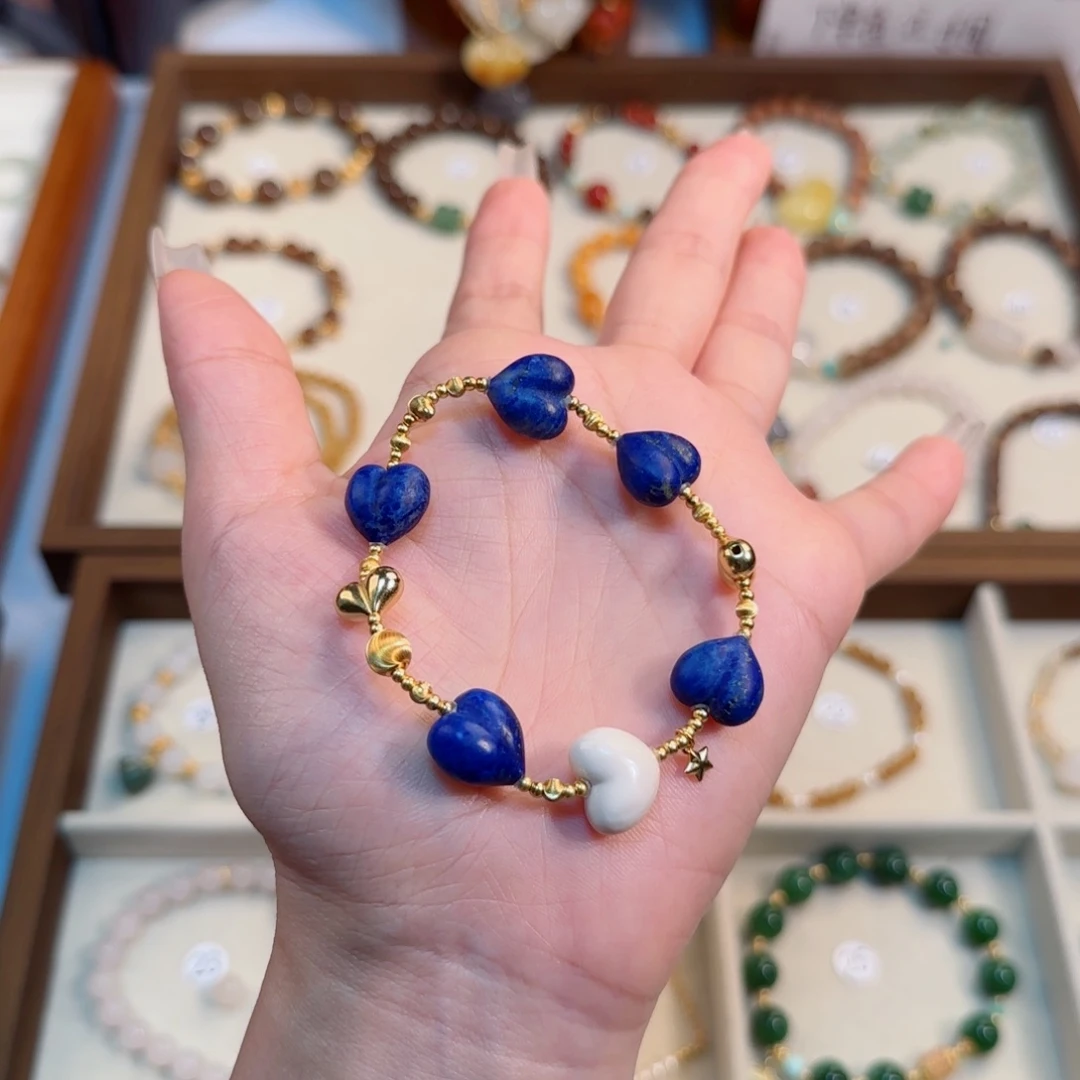 一***逼手链未镶嵌和田玉