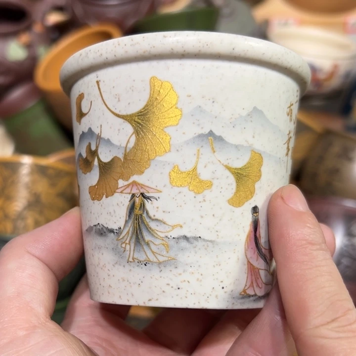 紫砂茶杯宜兴紫砂主人杯