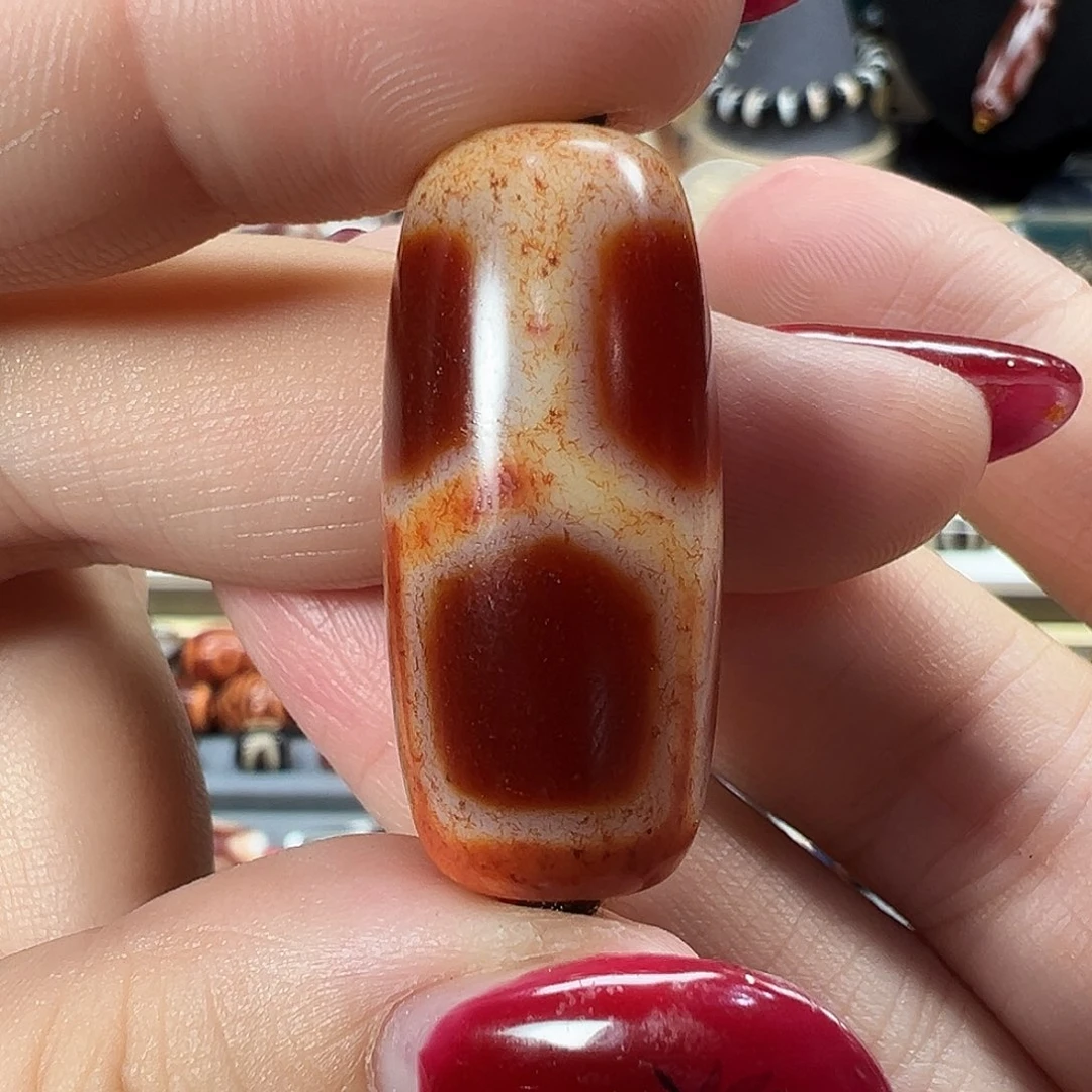 玛瑙/玉髓未镶嵌珠宝半成品吴老老藏红龟甲