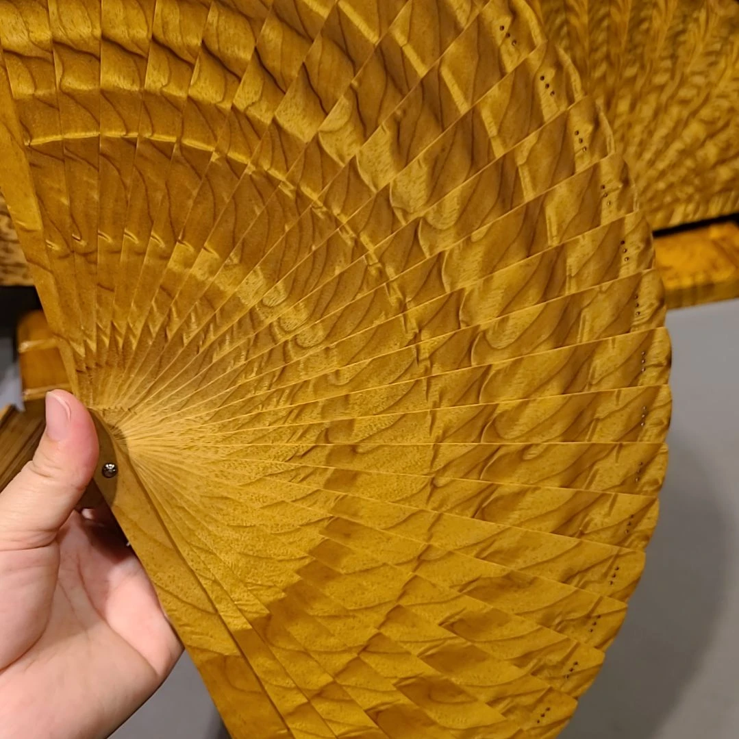 寒***风扇子21小叶桢楠金丝楠木苏扇