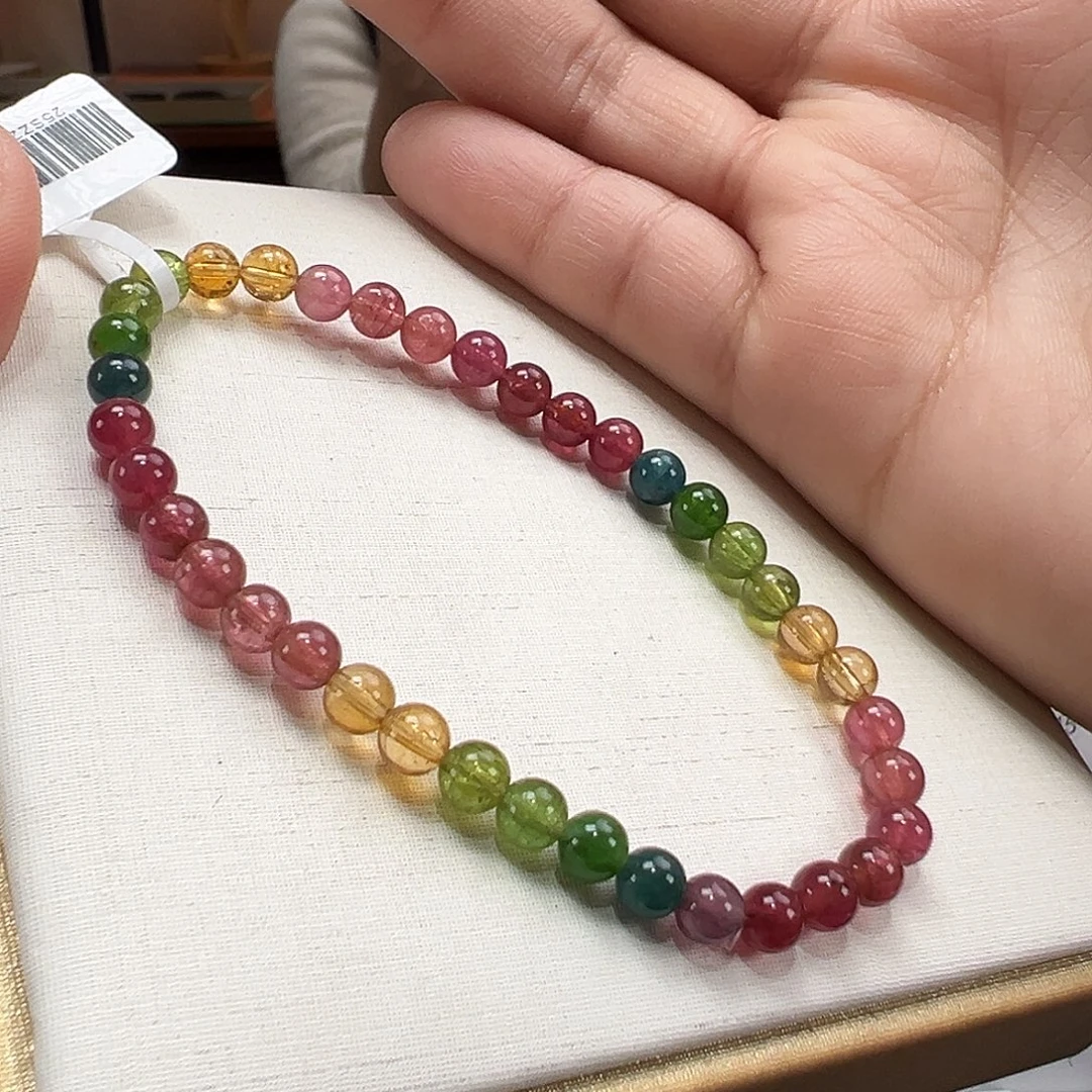 碧玺手串未镶嵌5mmmmmmm