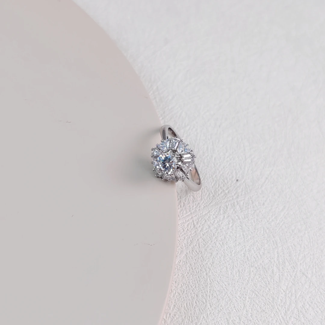 XUPING/旭平首饰 合金合成锆石戒指 【潘生福利】520  X000866983