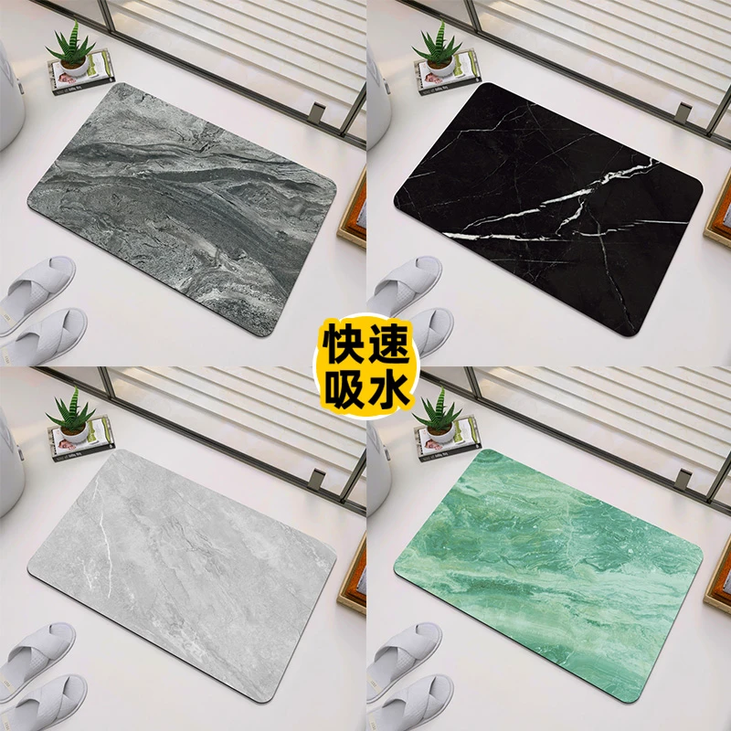 浴室吸水地垫卫生间浴室门口脚垫厕所家用防滑垫入户门门垫厨房垫