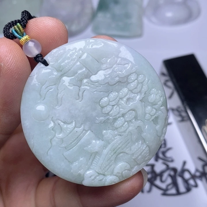 颈饰未镶嵌翡翠翡翠