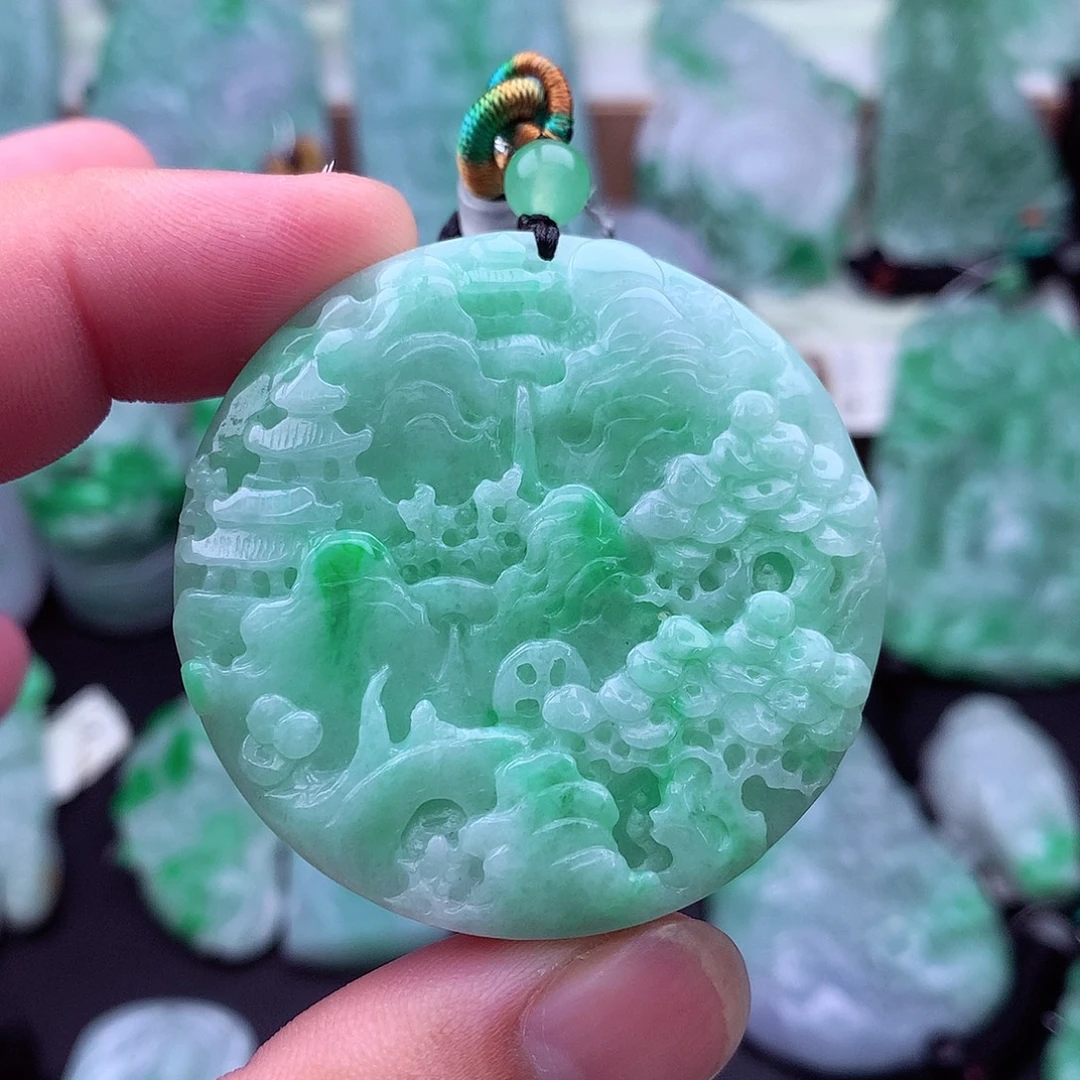 吊坠(不含链)未镶嵌翡翠