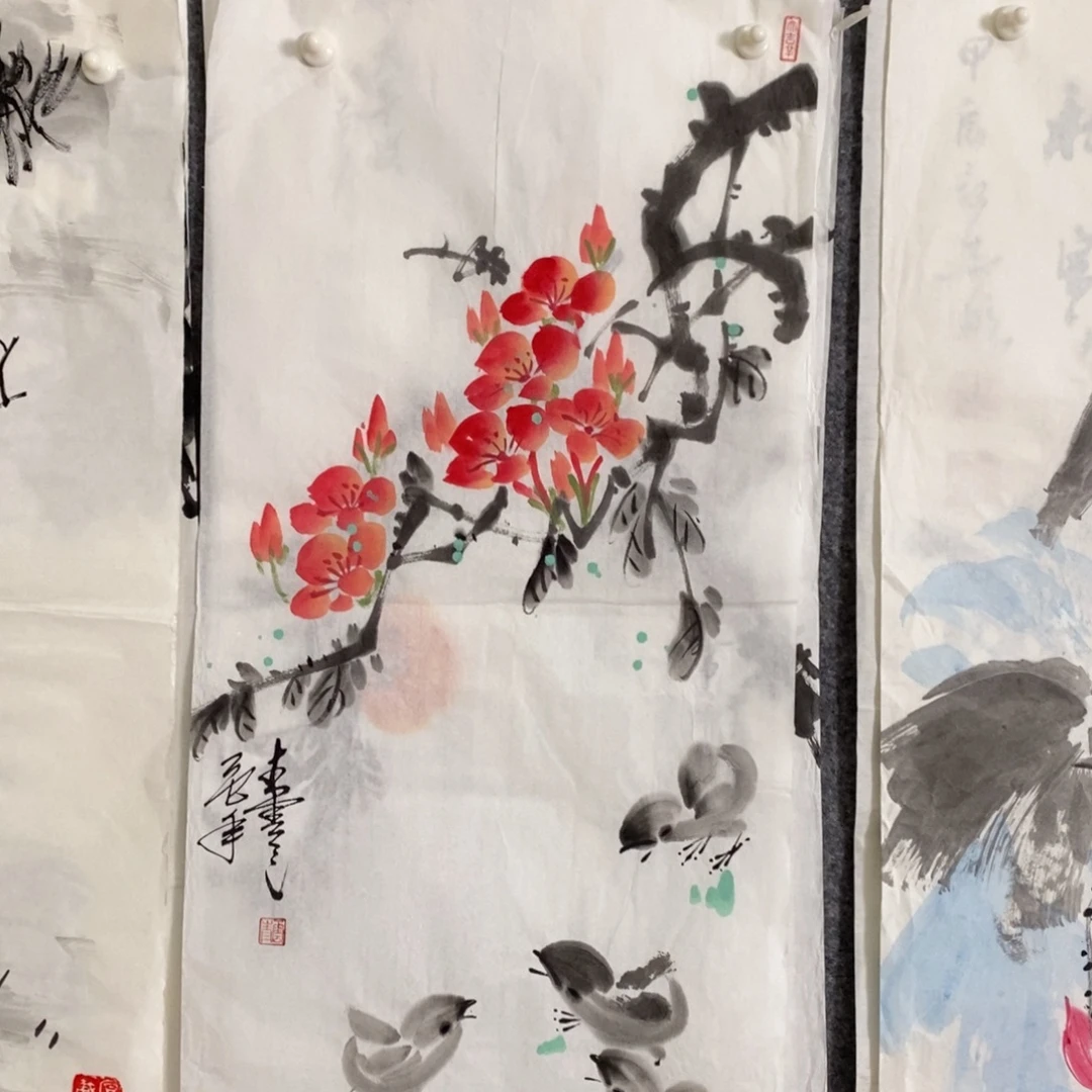 国画国画纯手写 手绘作品4