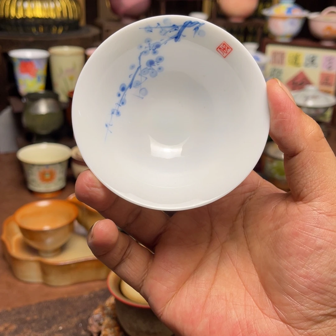 素铭品瓷釉下彩茶具
