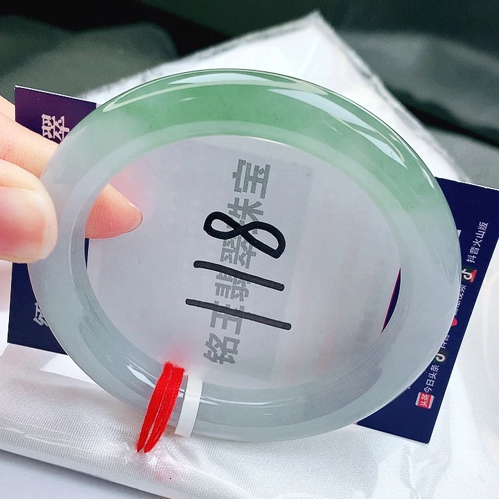 翡翠未镶嵌手镯缅甸天然a货翡翠手镯