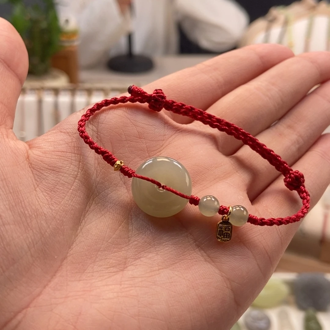 和田玉未镶嵌手绳