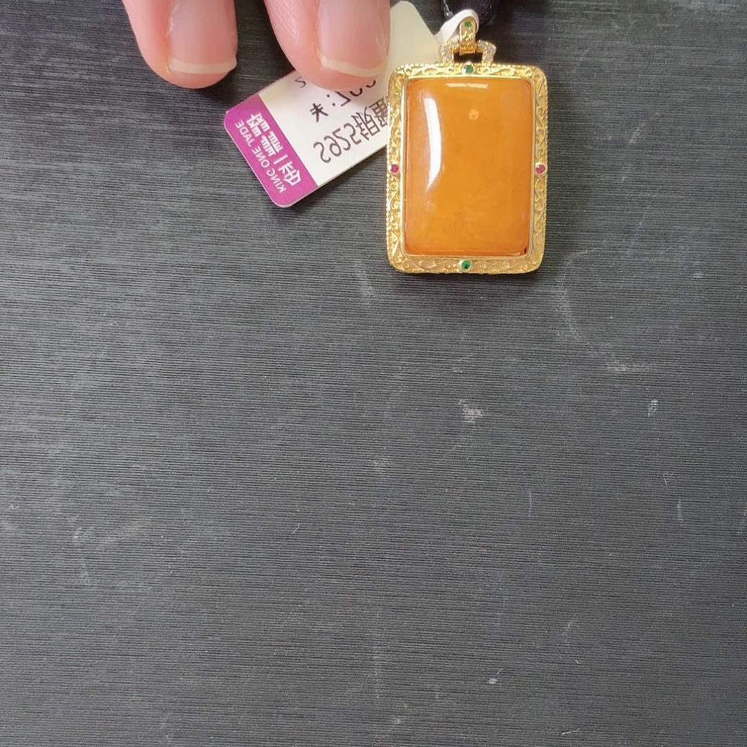 蜜蜡颈饰银S925镶嵌仓库