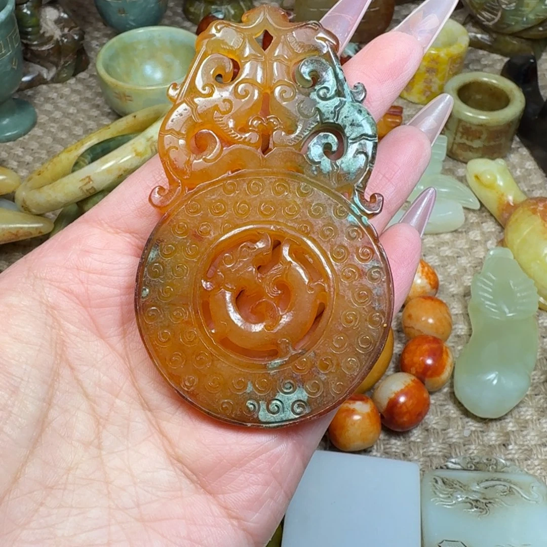 白玉菩提吊坠挂件