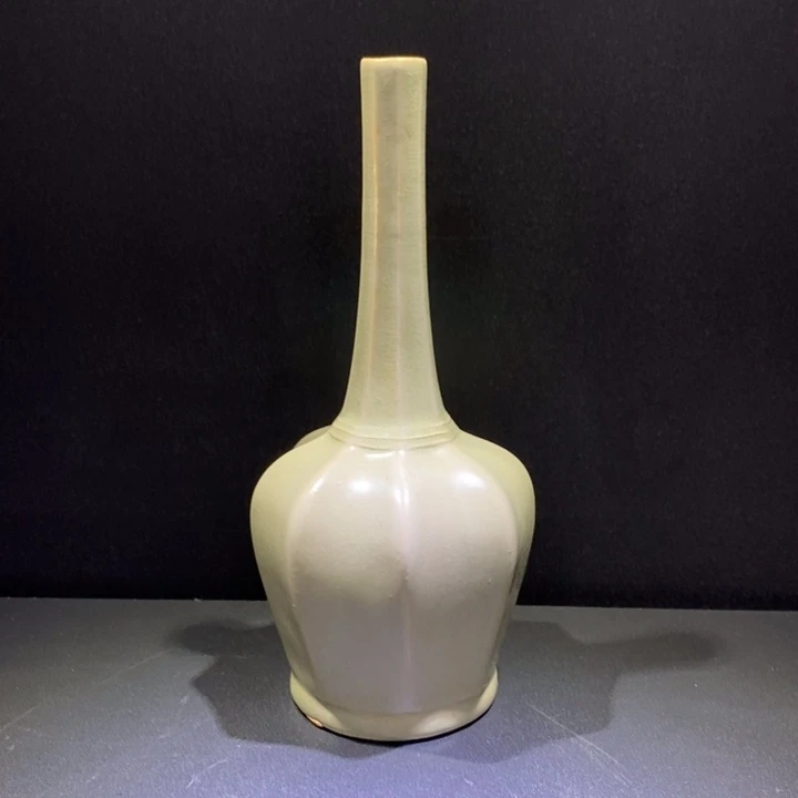 瓶慈语臻藏越窑八棱瓶