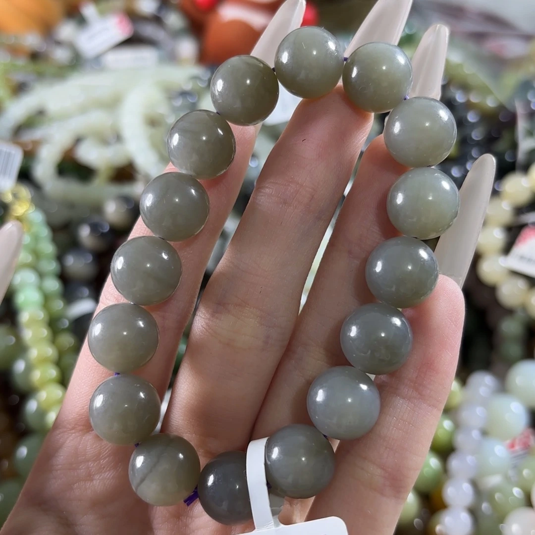 和田玉未镶嵌手链100