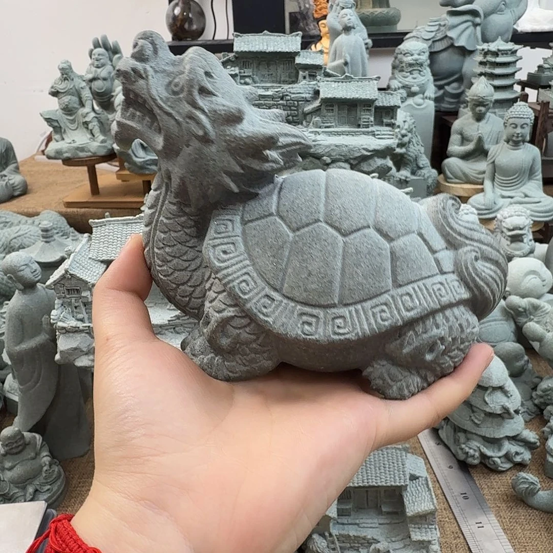 石材青砂石大号龙龟