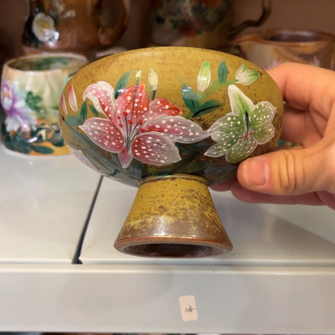 景德镇柴烧手工手绘陶瓷