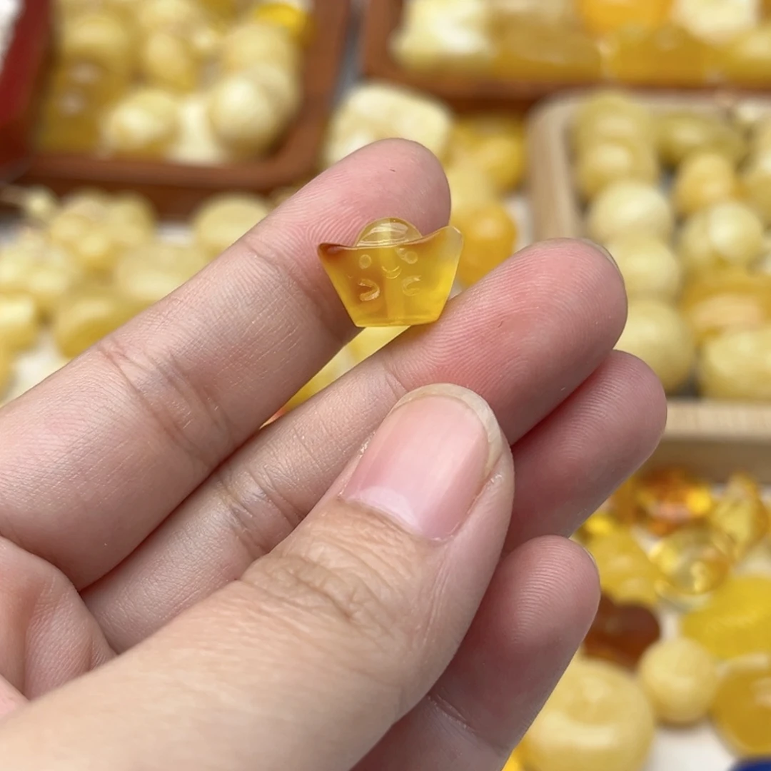 裸石蜜蜡未镶嵌天然