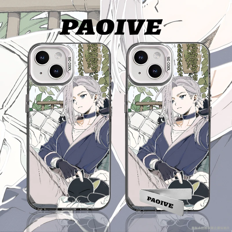 鹿野适用苹果华为vivoiPhone小米三星防摔彩银手机壳