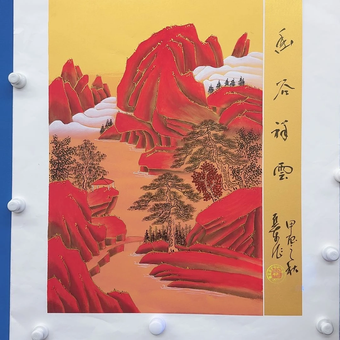 国画多次参加国内外