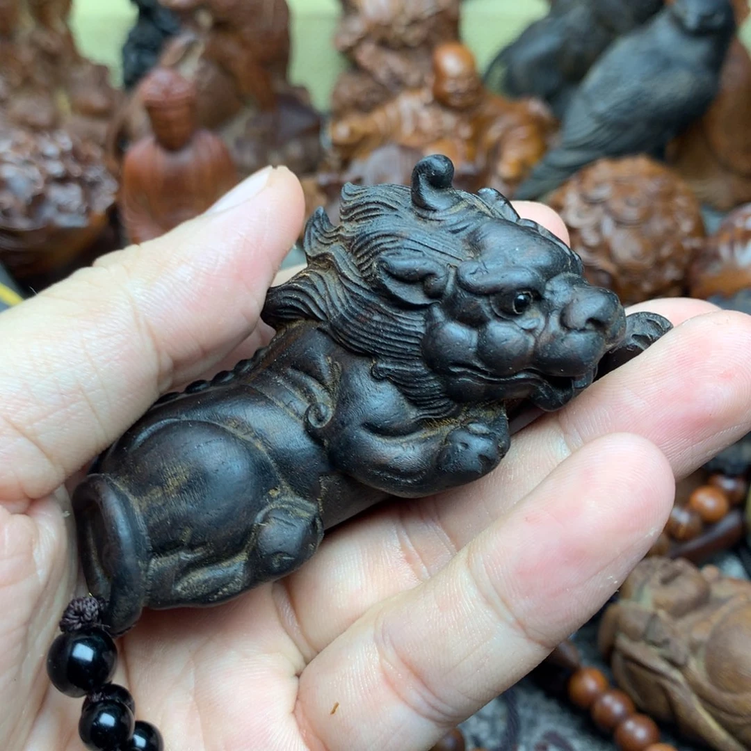 木木雕公貔貅摆件工艺品