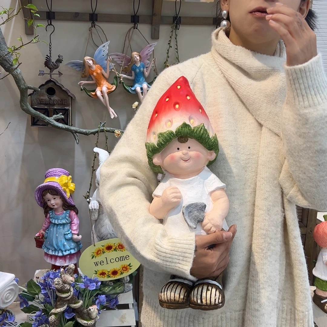 花园摆件红红火火