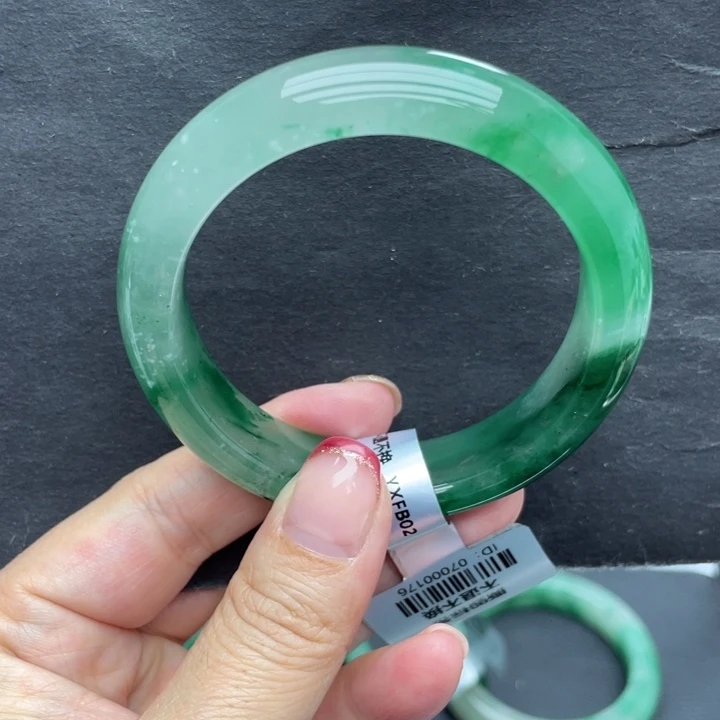 石英质玉未镶嵌手镯54-55