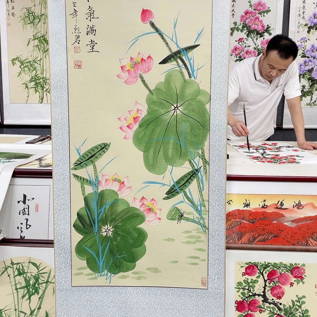 国画手绘画绘画作品