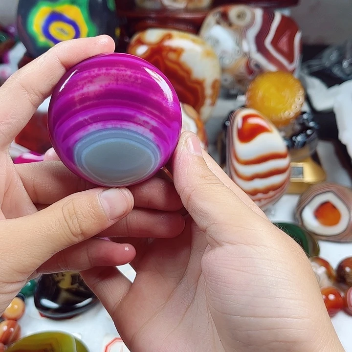 玛瑙/玉髓未镶嵌耳饰