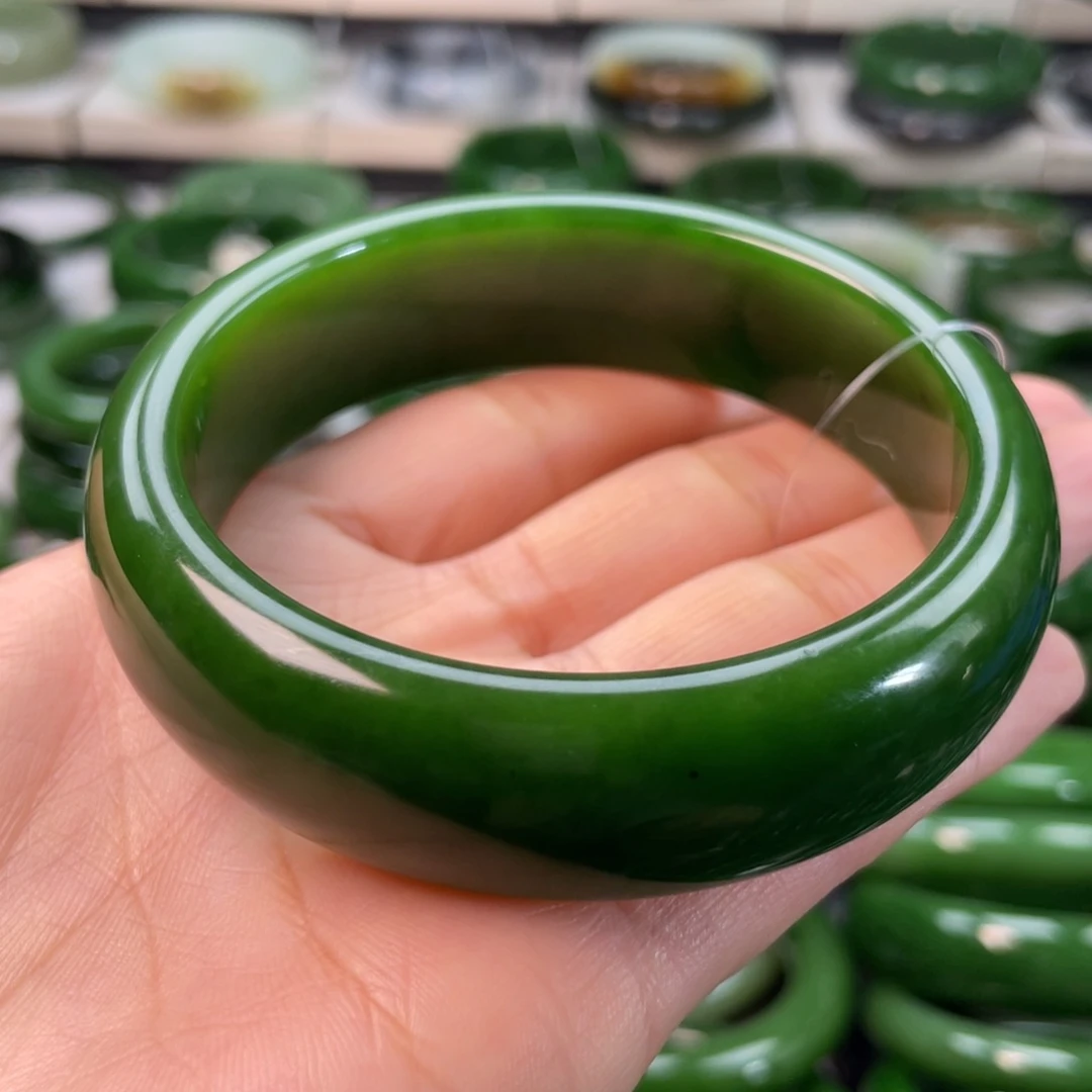 和田玉手镯未镶嵌62