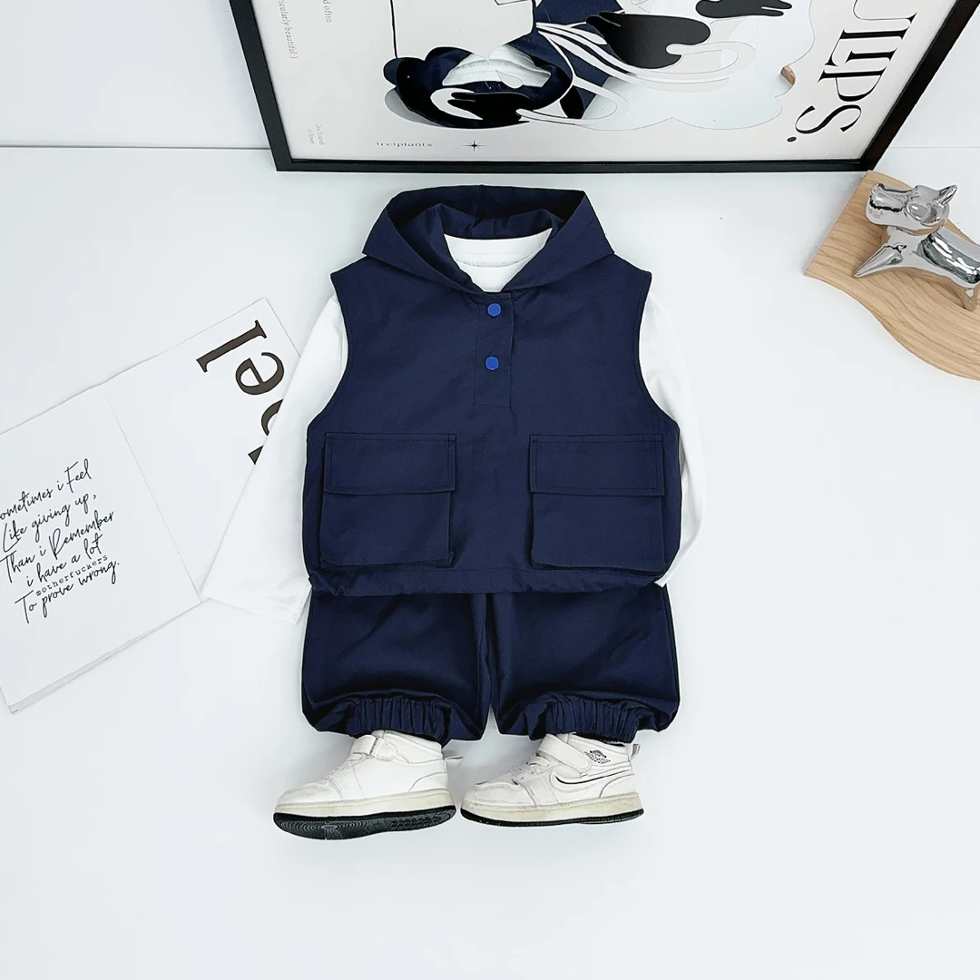 男童套装2025秋新款秋装儿童秋冬季三件套 DMC8170 悠悠童话童装