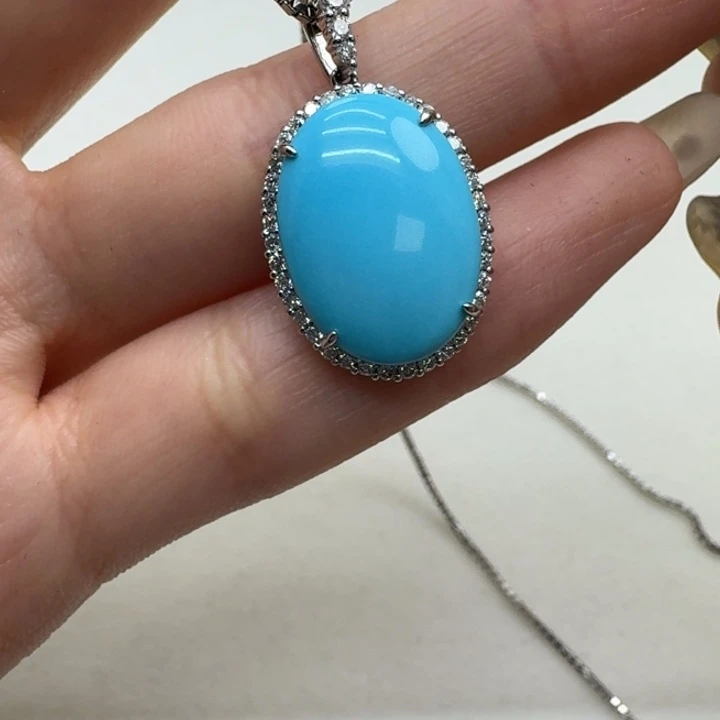 未镶嵌绿松石颈饰成品