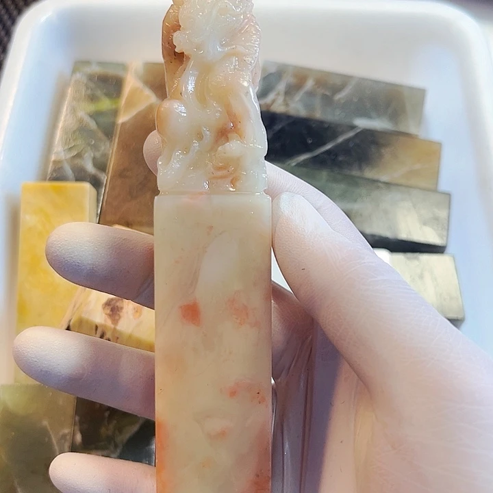 青田石印石晚上给你们