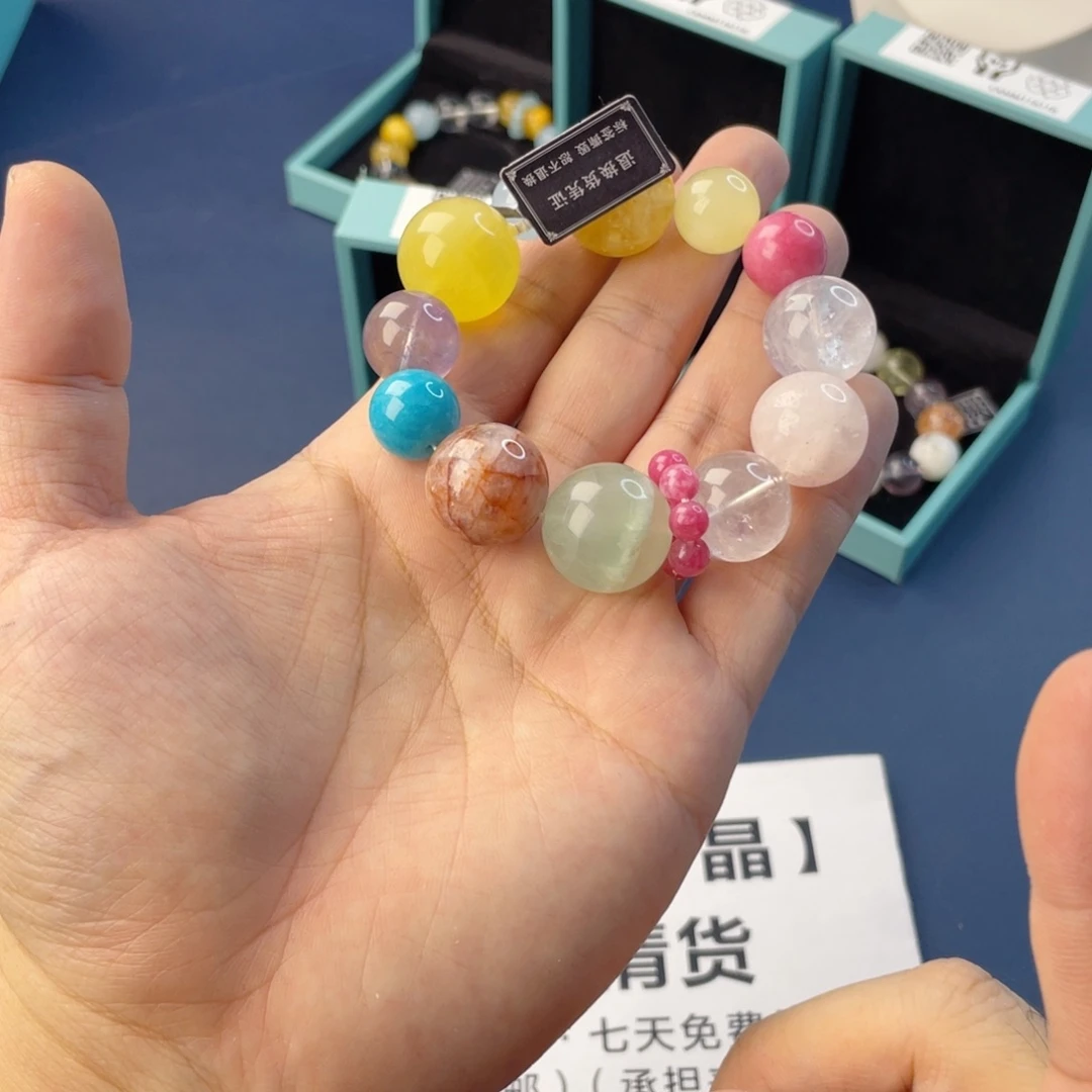 水晶银S925镶嵌手链