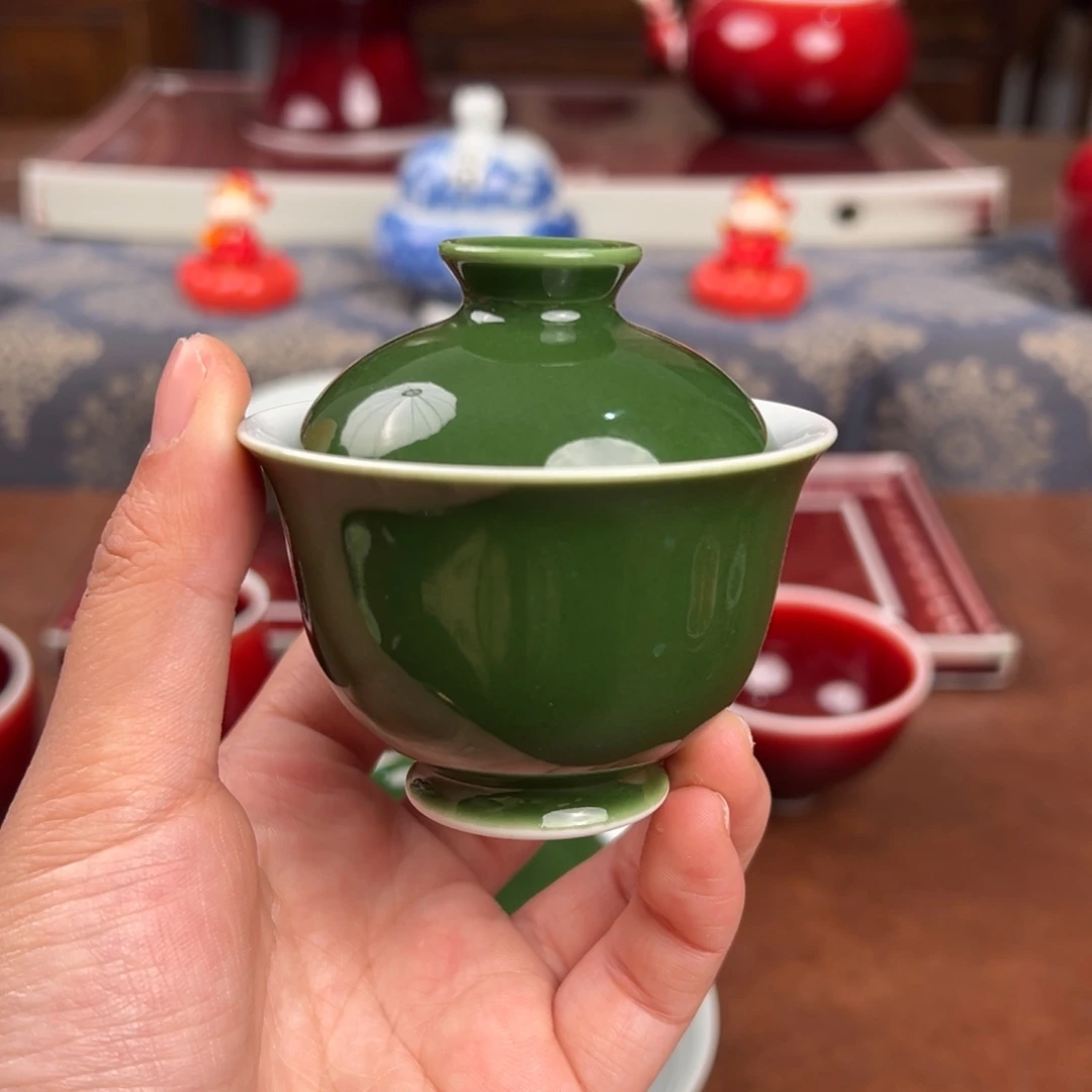 曉***興陶瓷景德镇陶瓷绿釉