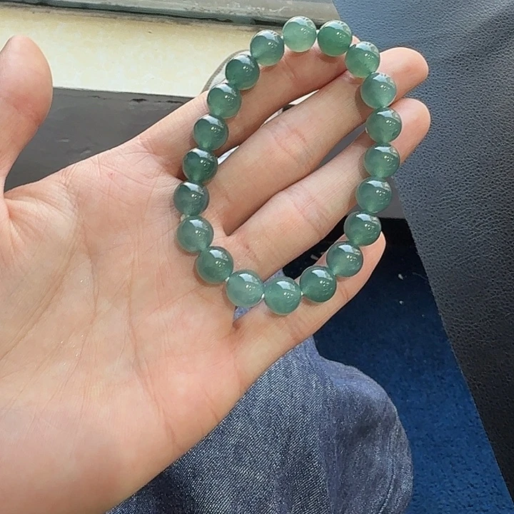 啊***长翡翠未镶嵌手链手串