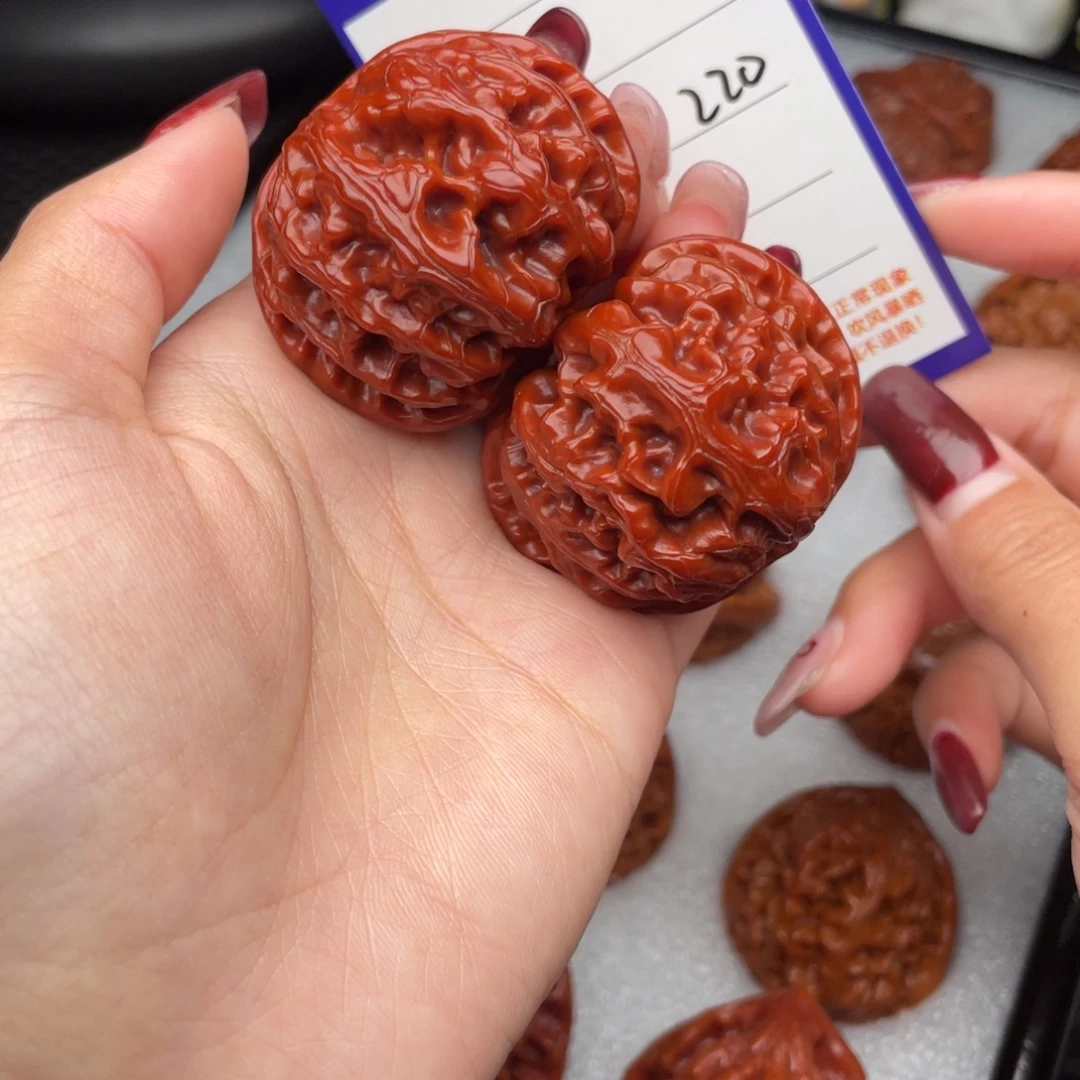 桃核把件43苹果220