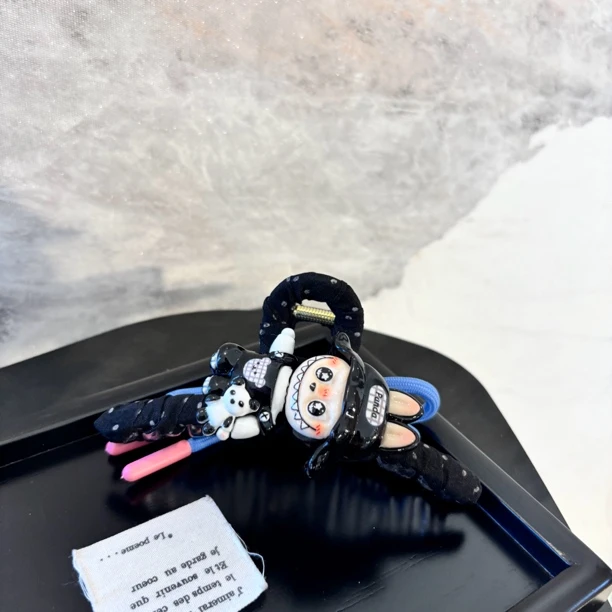 拿小熊拉家波点抓夹FJ1410