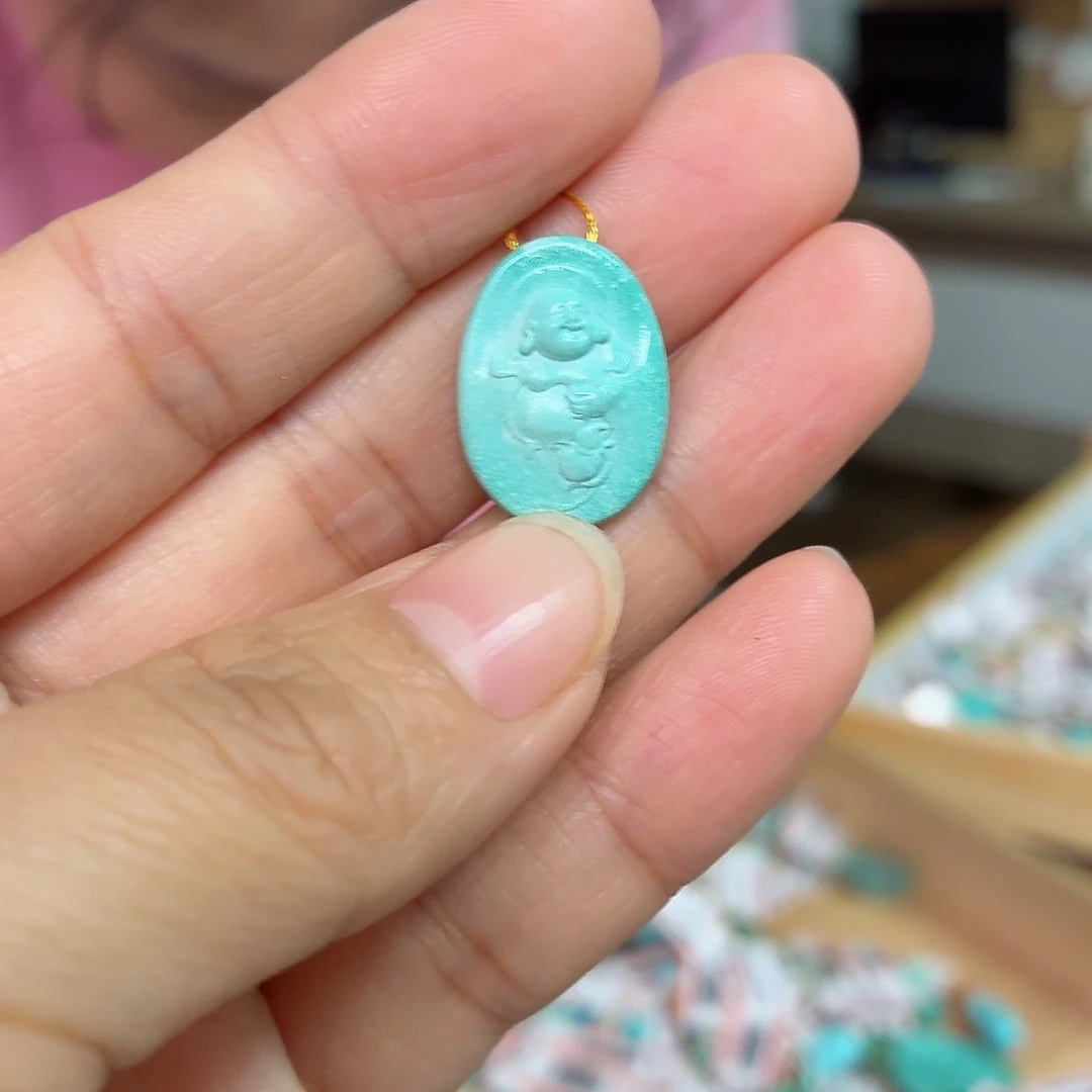未镶嵌绿松石珠宝奇石