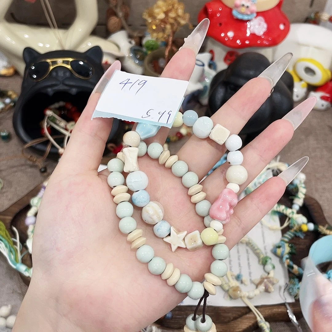 无铁合金陶瓷手串419