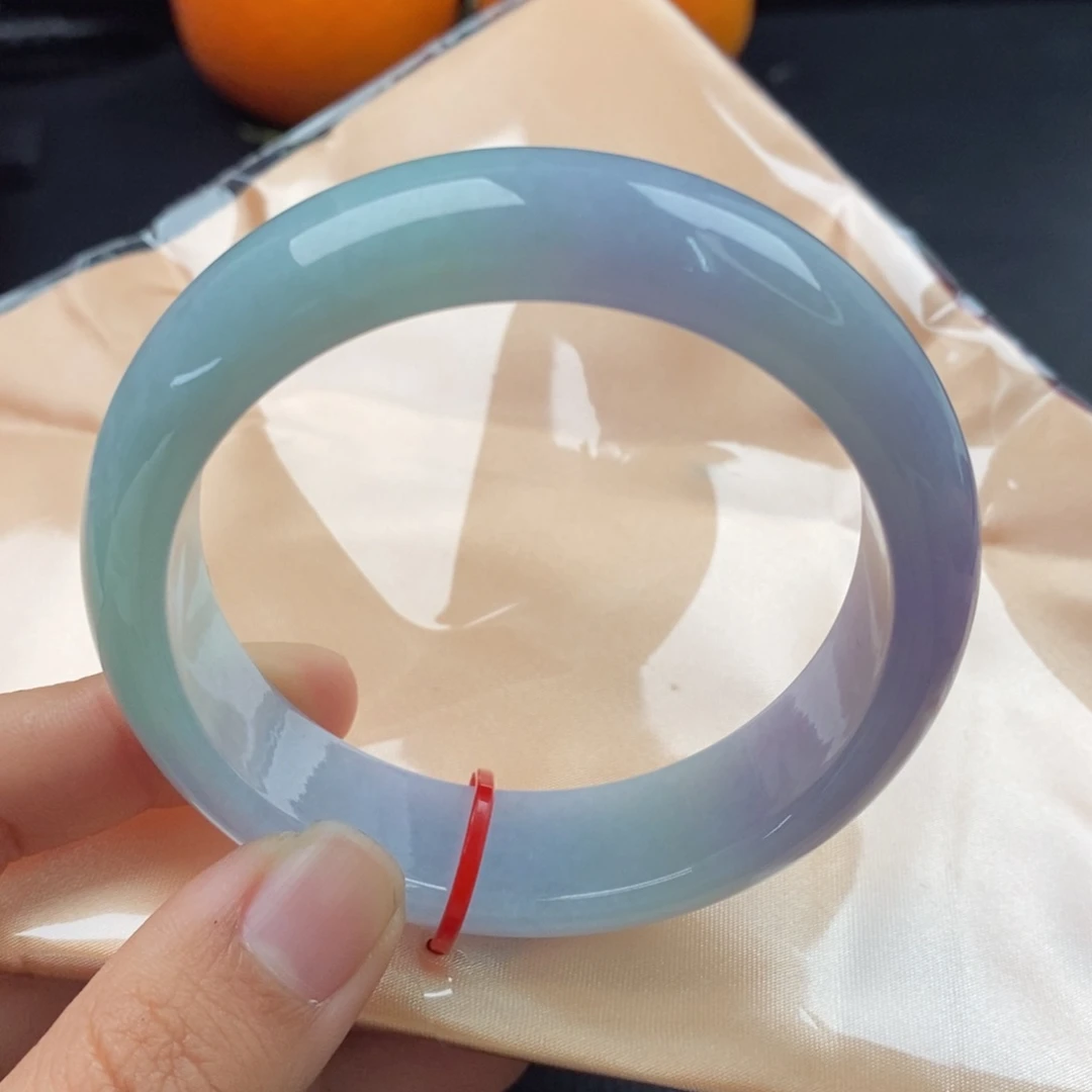 翡翠手镯未镶嵌57.6圈轮胎手镯