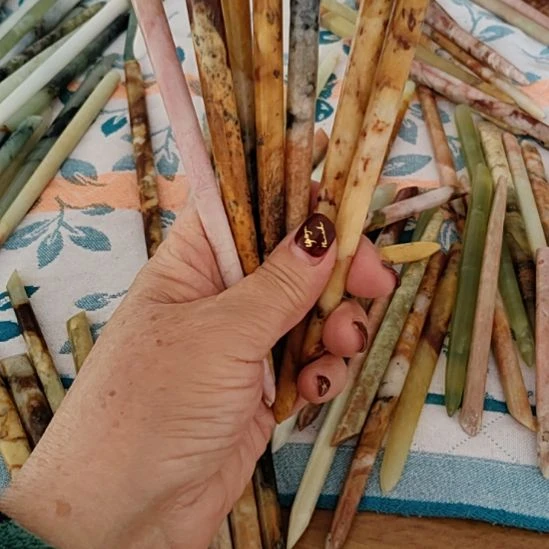 蛇纹石玉合金发饰