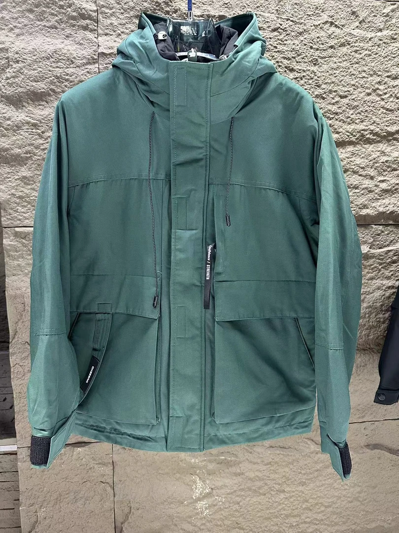 EM88888【空军一号】二棉潮牌奥粒绒青年百搭休闲连帽外套1