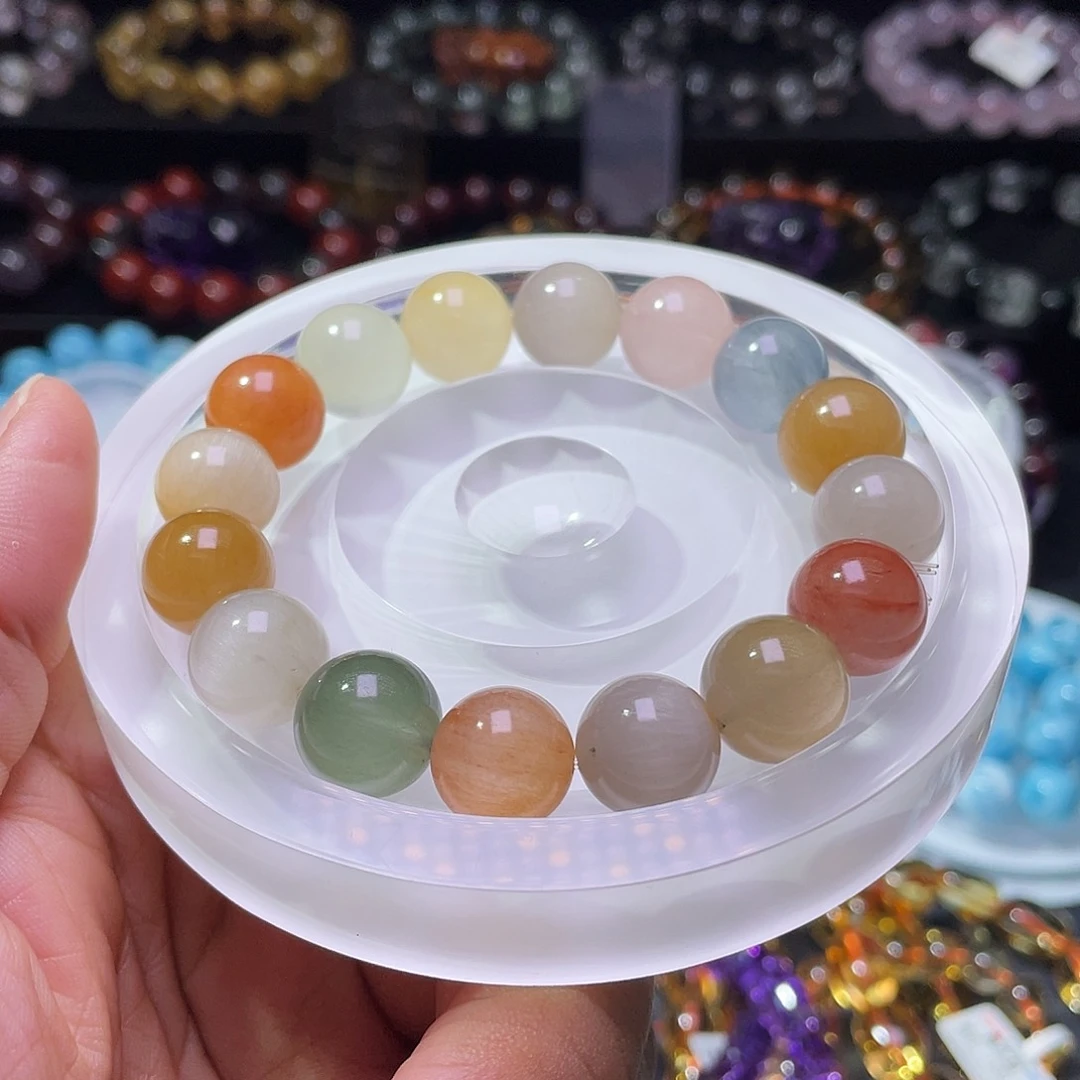 手链未镶嵌水晶彩兔毛