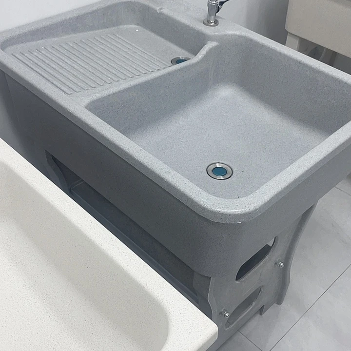 心***!石英石平边挡水80*58*80灰