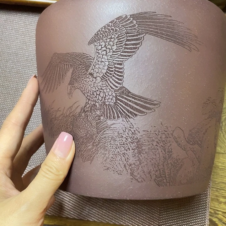 茶壶紫砂全手工打造