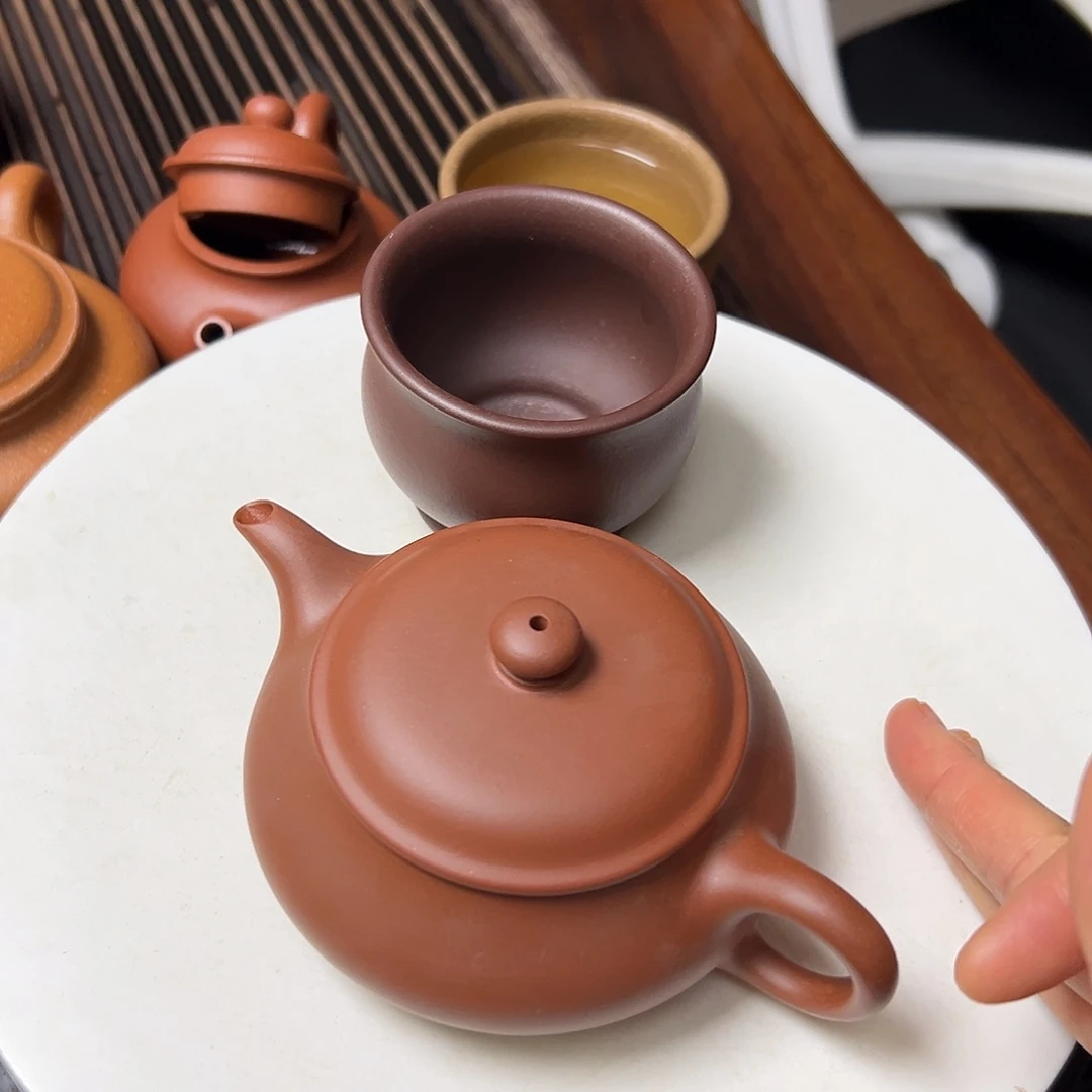 茶壶底槽青紫砂壶等传统