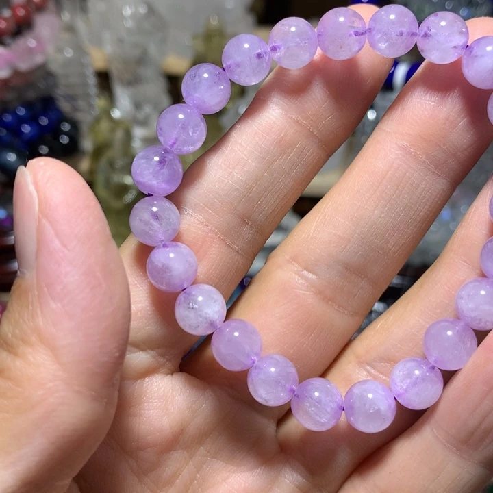 手串未镶嵌紫晶8mm薰衣草手串